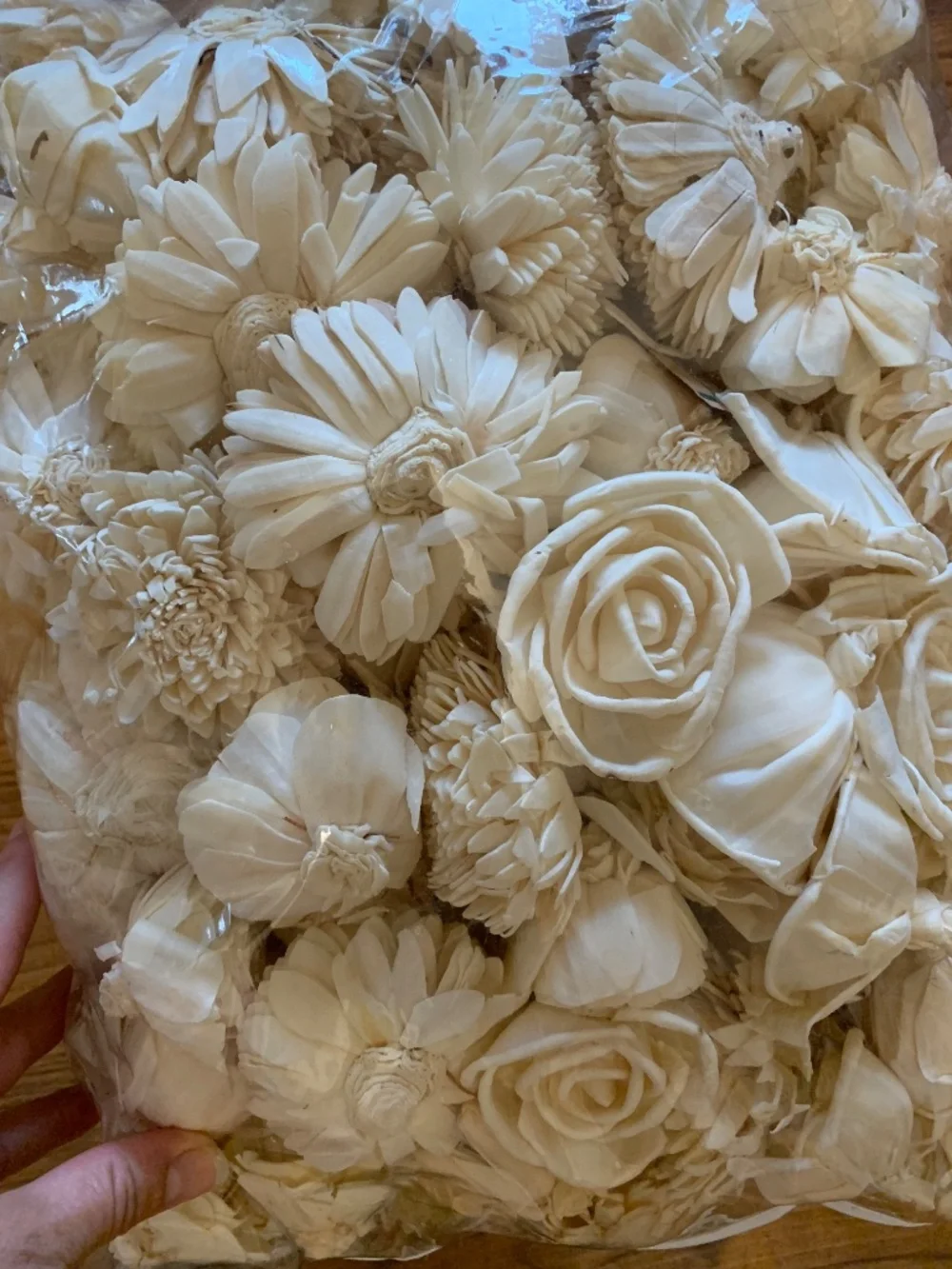 Threshold Shola White Flower Vase Filler - 4-5 boxes